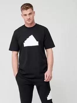Image of adidas Sportswear Future Icons Badge Of Sport T-Shirt, Black/White Size M Men