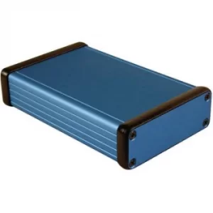 image of Hammond Electronics 1455J1201BU 1455J1201BU Universal enclosure 120 x 78 x 27 Aluminium Blue