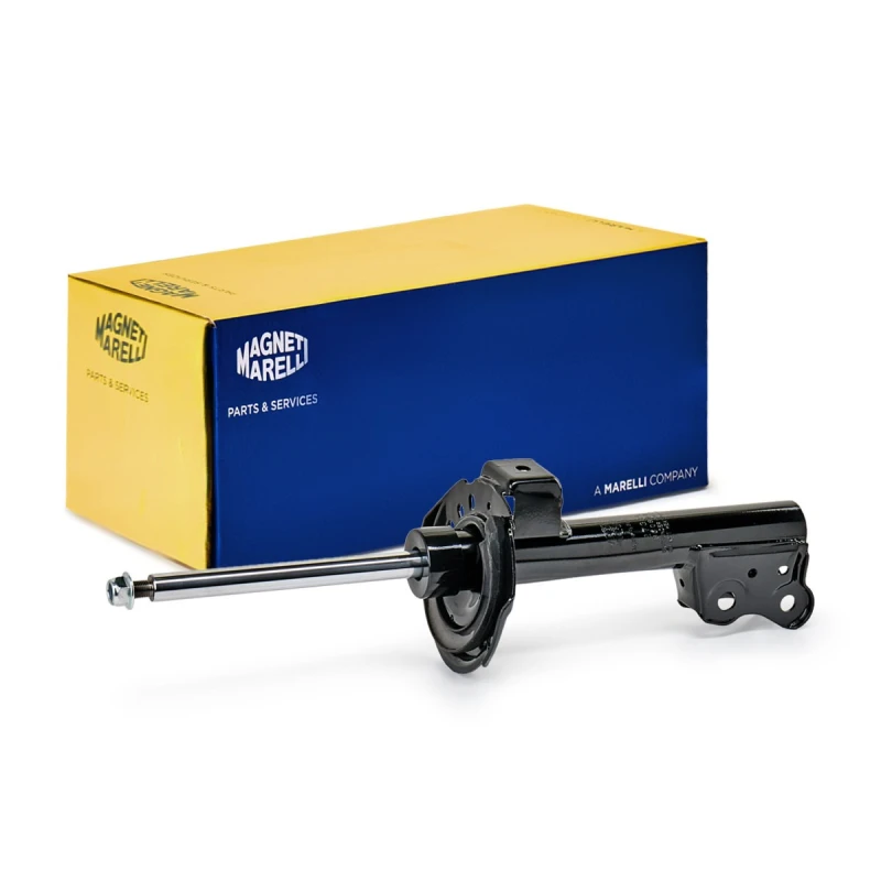 Image of MAGNETI MARELLI 352738070000 Shock absorber Front Axle, Gas Pressure, Twin-Tube, Suspension Strut, Top pin Shock Absorber (854)