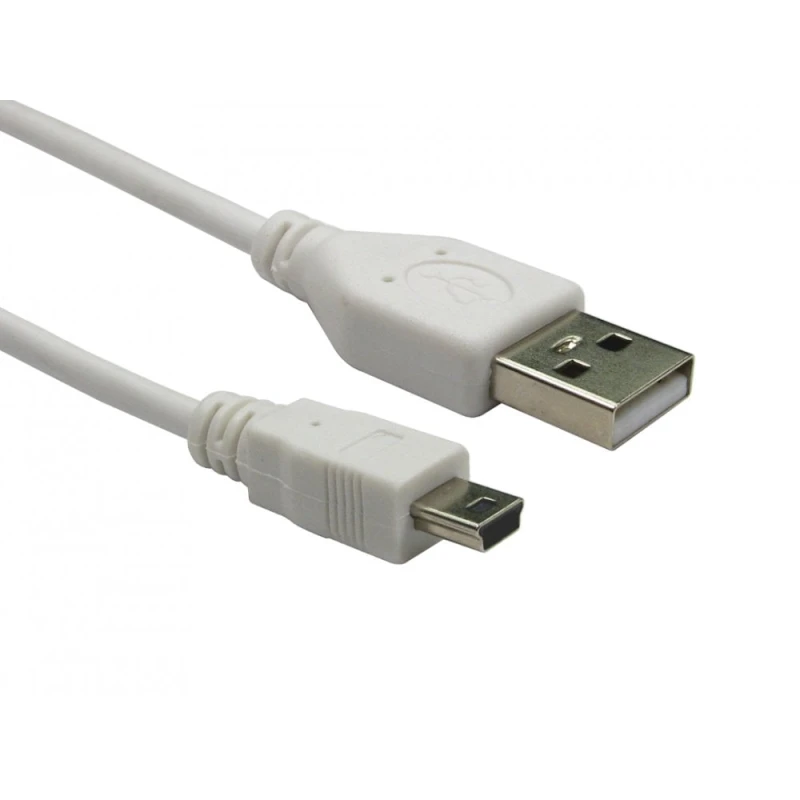 Image of Cables Direct CDL 3M USB 2.0 A-MINIB 5 Pin Wht