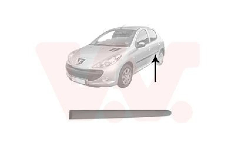 Image of VAN WEZEL Door moulding trim VAN WEZEL 4028405