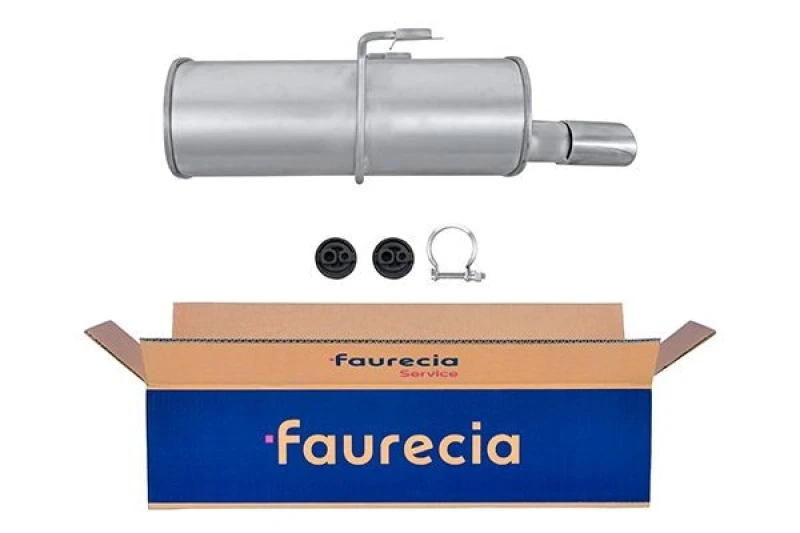 Image of Rear silencer HELLA 8LD 366 032-231