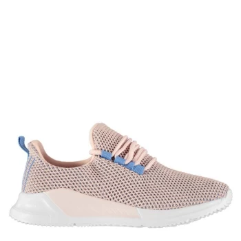 Image of Fabric Santo Childrens Trainers - Pink