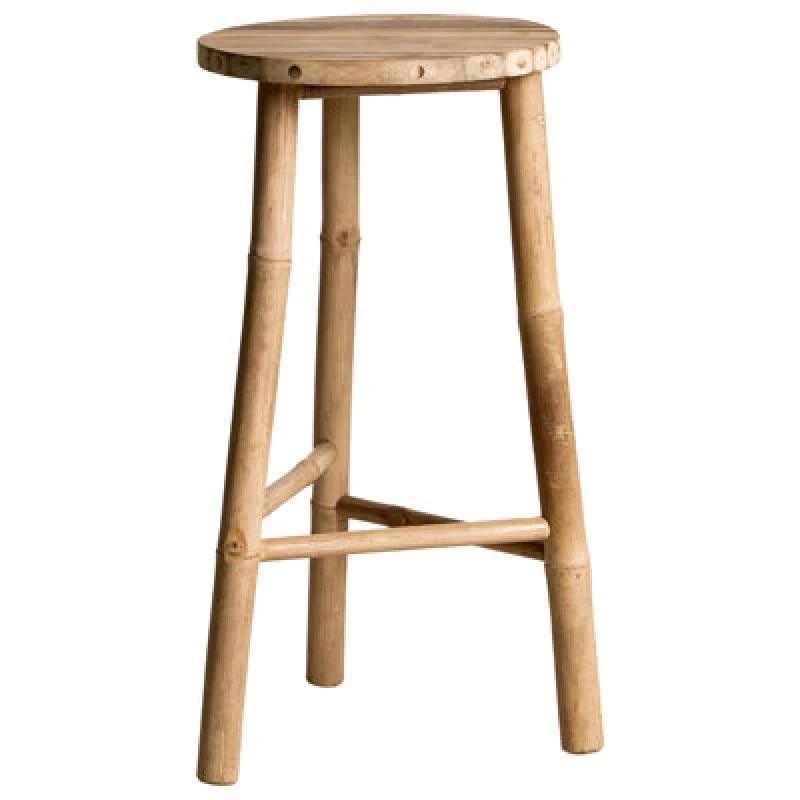 Image of Beliani Side Table Itaparica Bamboo Natural