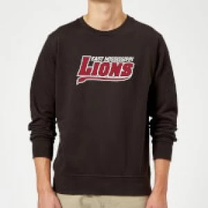 Image of East Mississippi Community College Lions Script Logo Sweatshirt - Black - XXL