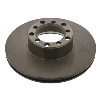 Image of Brake Disc 08546 by Febi Bilstein Front Axle Genuine OE - 1 Pair