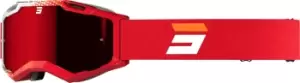 Image of Shot Iris 2.0 Fusion Motocross Goggles, white-red, white-red, Size One Size