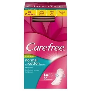 image of Carefree Fresh Breathable Pantyliners 20 Pack