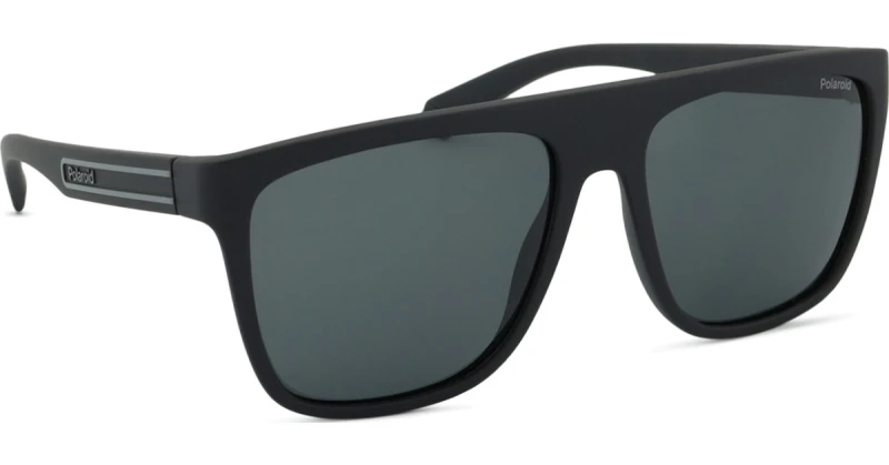 Image of Polaroid Polaroid Men Square Matte Black Grey Polarized PLD 2162/S Black One Size Male 197737071783