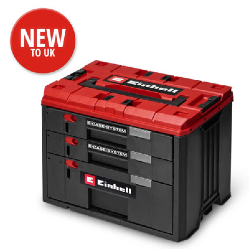 Image of Einhell E Case Stackable 3 Drawer Case 4540047
