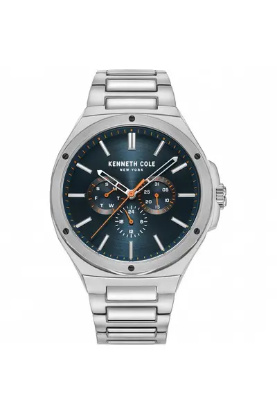 Image of Kenneth Cole Stainless Steel Fashion Analogue Watch - Kcwgk2235103 Blue