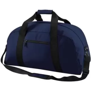 image of Bagbase - Classic Holdall / Duffle Travel Bag (One Size) (French Navy) - French Navy