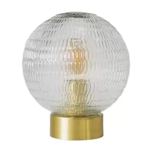 Image of Aurelian Antique Brass Table Lamp