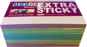 image of Stickn Extra Sticky 76x7127mm Pastel Assorted PK6