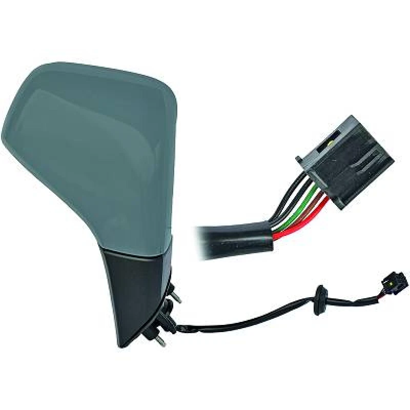 Image of DIEDERICHS 1835225 Wing mirror Left, Complete Mirror, primed Outside Mirror (50)