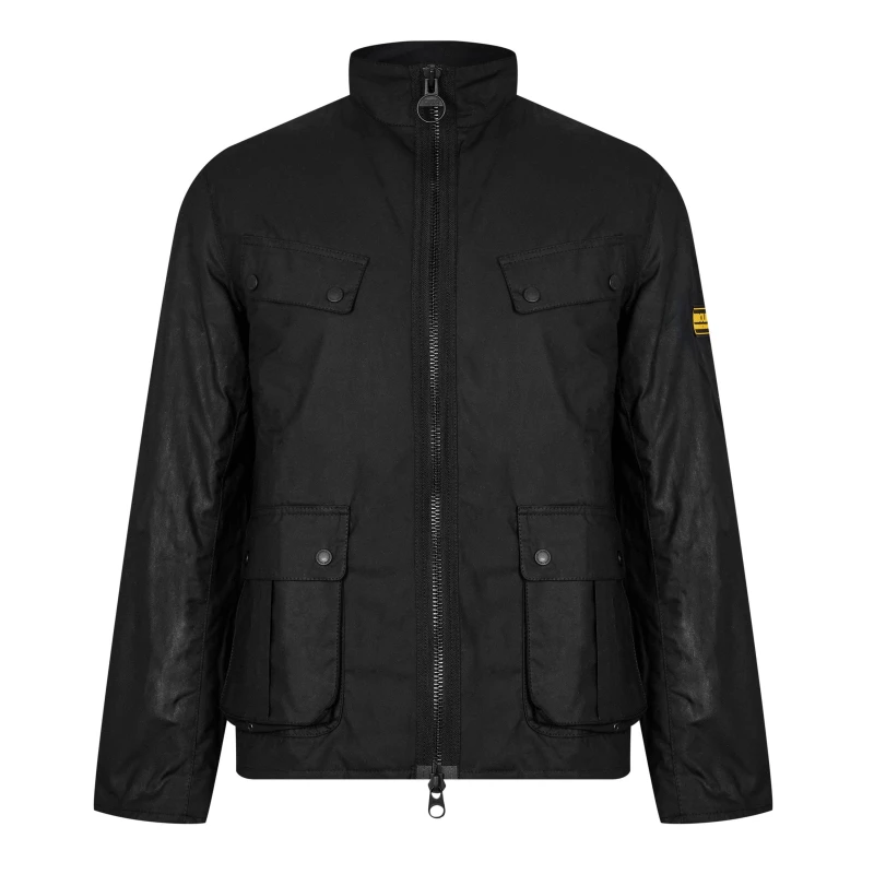Image of Barbour International Re-Duke Wax - Black M