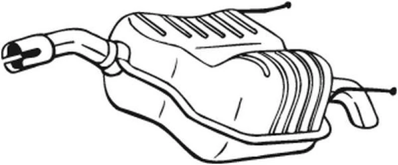 Image of Rear silencer BOSAL 185-085