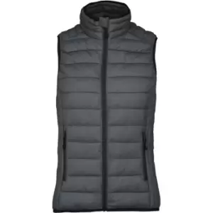 Kariban Womens/Ladies Lightweight Down Bodywarmer (M) (Marl Dark Grey)