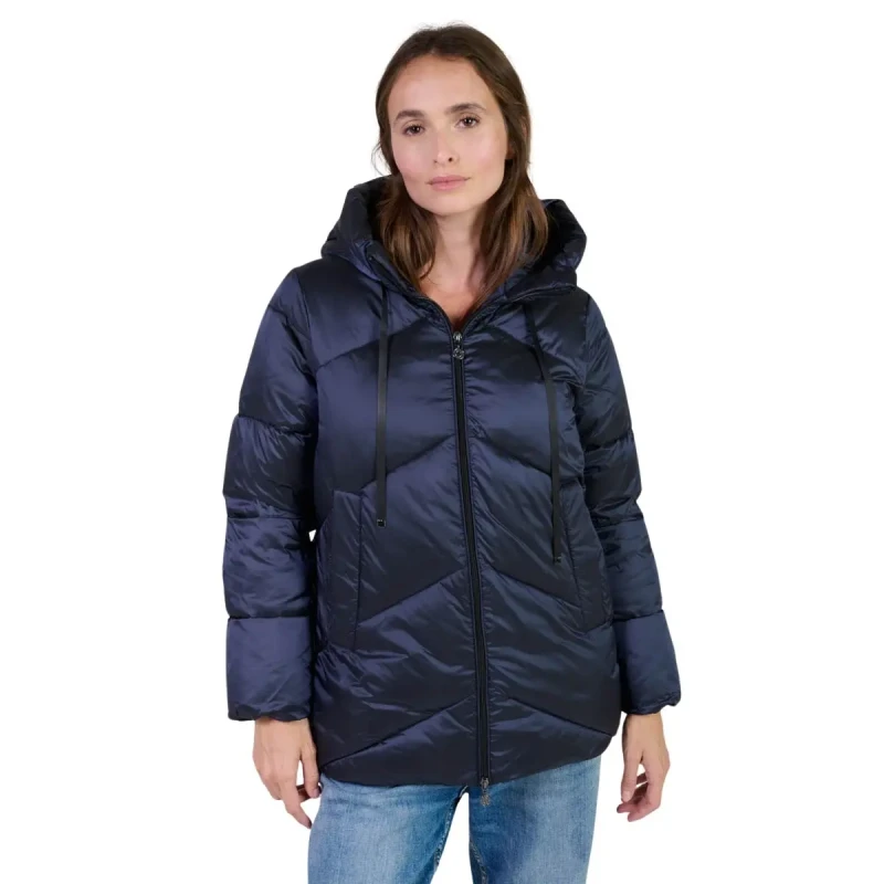 Image of Le Temps des cerises Womens Le Temps des Cerises Kilia Puffer Noir Female L