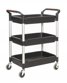 Image of GPC Proplaz Shelf Trolley With A Drawer & Cupboard