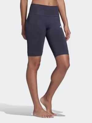 adidas Aeroknit Seamless Short Tights, Blue Size M Women