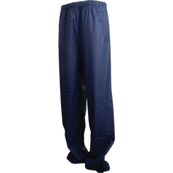 image of Navy Rainsuit Trousers - 2XL