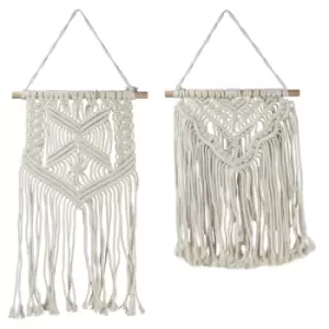 Image of Macrame Wall Hangings - Set of 2 M&amp;W