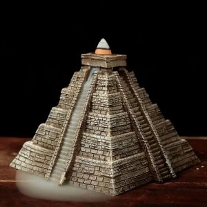 image of Aztec Pyramid Backflow Incense Burner