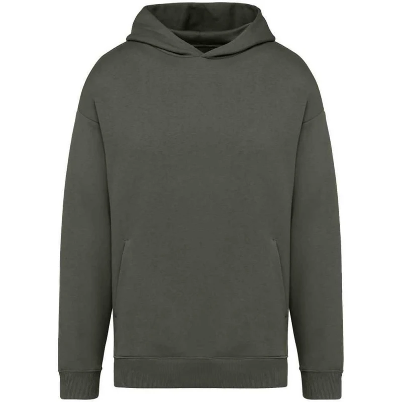 Image of Native Spirit Mens Oversized Hoodie in Khaki Size: Large Khaki Male L