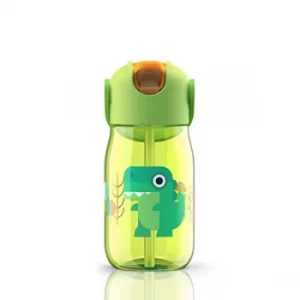 image of Zoku Zoku Kids Flip Straw Bottle Green