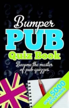Image of Bumper Pub Quiz Book by Cosmo Brown Paperback