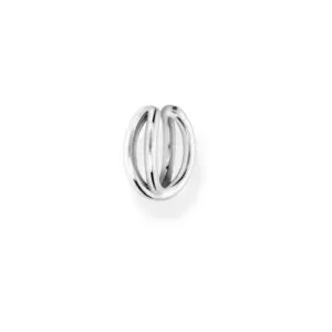Image of Silver Criss Cross Ear Cuff EC0024-001-21