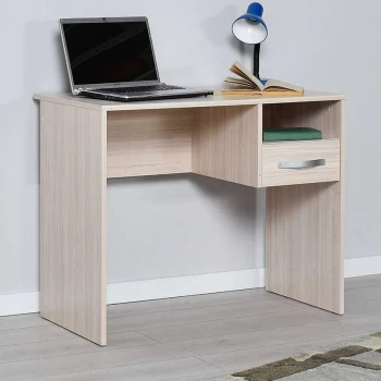 Image of Dynamic Study Desk - Light Oak - Brown