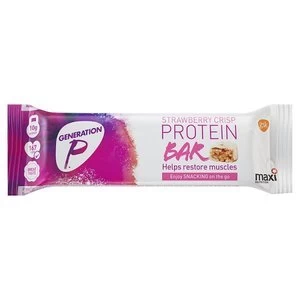 image of Maxinutrition Genp Strawberry Crisp Protein Bar 45g