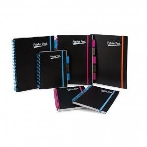 Image of Pukka PP Neon Project Book A5 Assorted Pack 3 13451PK