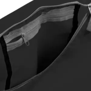 Image of BagBase Packaway Barrel Bag / Duffle Water Resistant Travel Bag (32 Litres) (One Size) (Black)