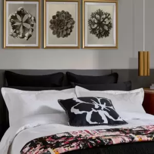 Image of Ted Baker Modern Floral Double Duvet Cover, White