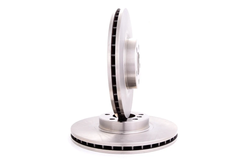Image of RIDEX 82B0370 Brake disc Front Axle, Vented, Cast Iron, Uncoated, Untreated, without bolts/screws Cast Iron Brake Disc (82)