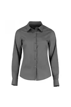 Image of Long Sleeve Tailored Poplin Shirt