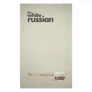 Image of Big Lebowski The White Russian Woven Rug - Small