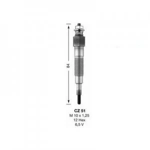 Image of NGK Glow Plug CZ51 CZ51 (3209)