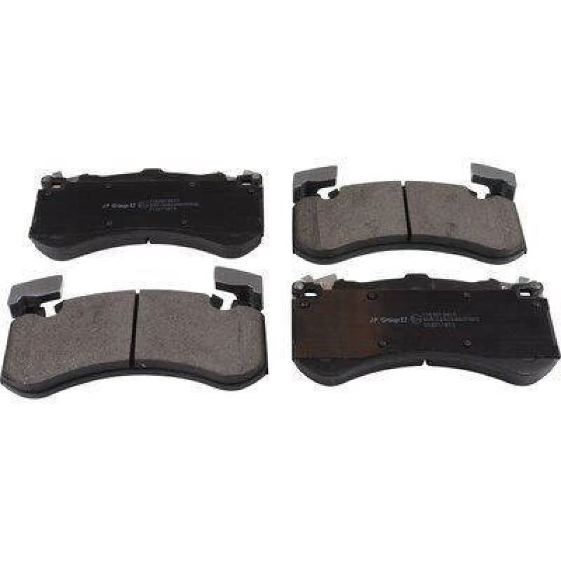 Image of JP GROUP 1163613410 Brake pad set JP Front Axle, excl. wear warning contact Brake Pad Set,disc brake (402)