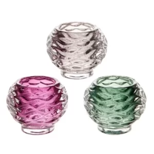Image of Diamond Cut Tealight Candle Holder