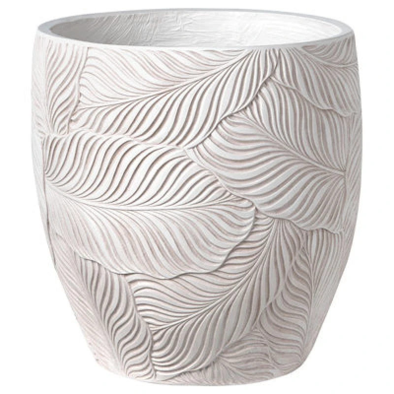 Image of Beliani Plant Pot Baiyun 42cm Light Beige