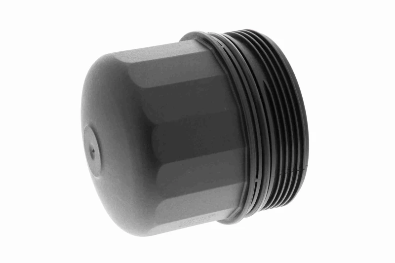 Image of VAICO V20-1803 Cover, oil filter housing Original VAICO Quality, with gasket/seal, without filter Cover,oil filter housing (3323)