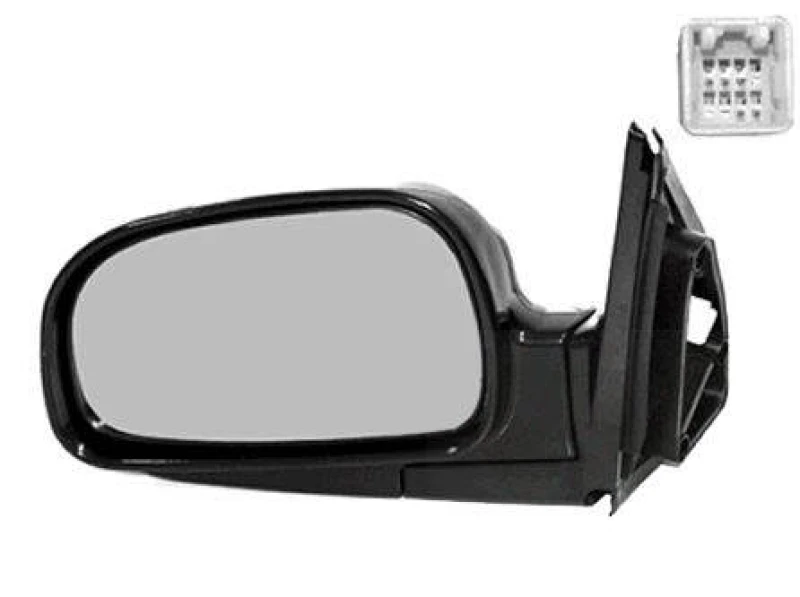 Image of VAN WEZEL 8265807 Wing mirror * HAGUS * Left, black, Heatable, Over-paintable Outside Mirror (50)