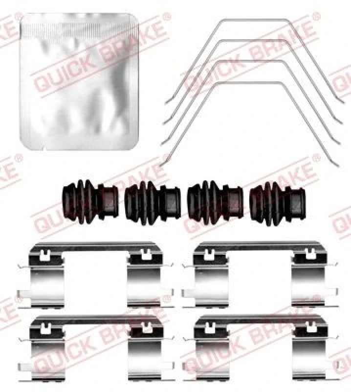 Image of QUICK BRAKE Brake pad fitting kit QUICK BRAKE 109-0141