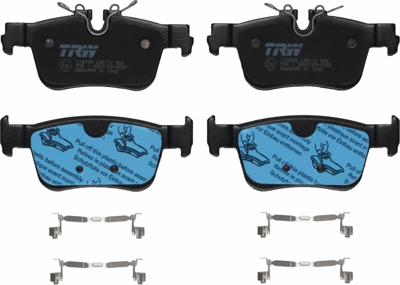 Image of Brake pad set TRW GDB2499