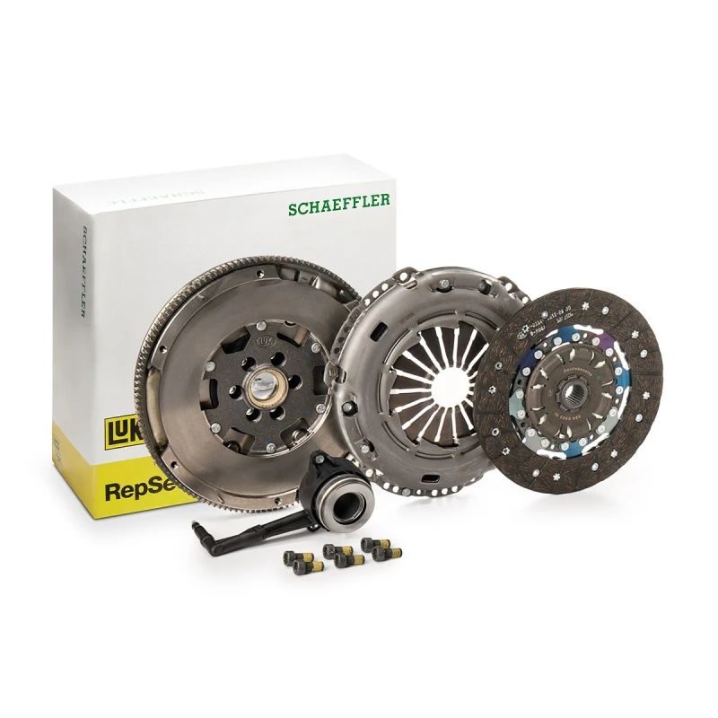 Image of LuK 600 0180 00 Clutch without pilot bearing, Dual-mass flywheel with friction control plate Clutch Kit (479)