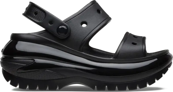 image of Crocs Unisex Mega Crush Sandals Black W8/M7